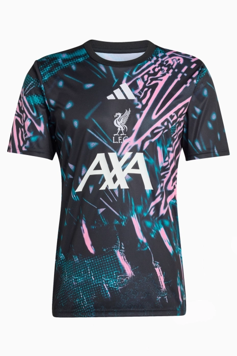 Κοντομάνικη Μπλούζα adidas Liverpool FC 25/26 Pre-Match - μαύρος