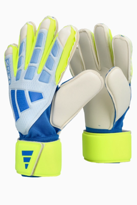 Воротарські рукавички adidas Predator Match Fingersave - блакитний