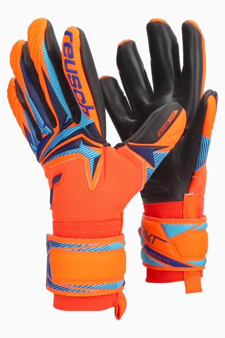 Вратарские перчатки Reusch Attrakt Infinity Evolution NC Junior - апельсин