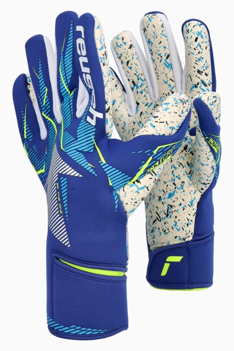 Goalkeeper Gloves Reusch Fastgrip Fusion Junior - Blue