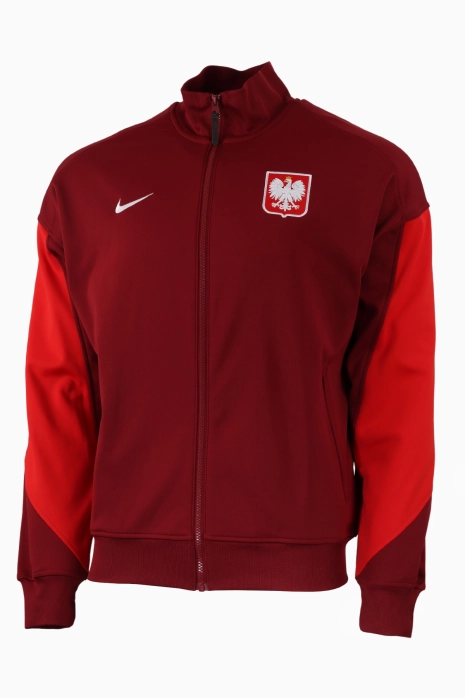 Mikina Nike Poľsko 2024 Academy Pro Anthem - Červená