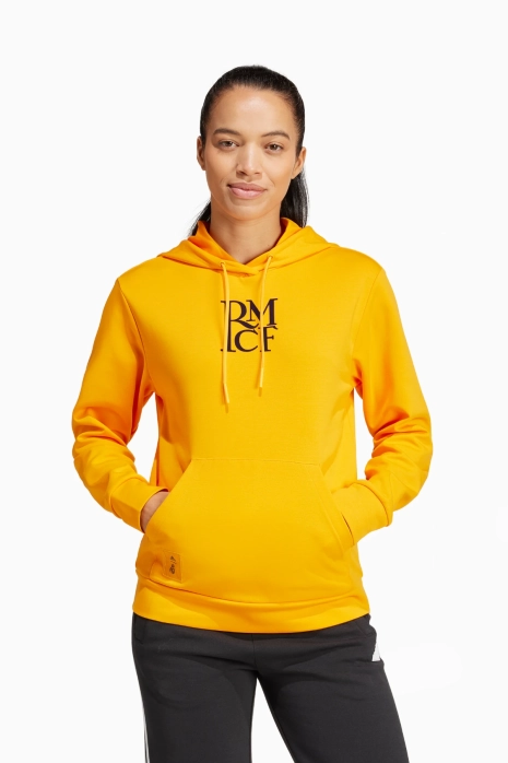 adidas Real Madrid 24/25 Seasonal Doubleknit Hoodie for women - Orange