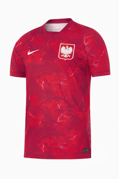 Тениска Nike Полша 2026 като Гост Stadium - червен