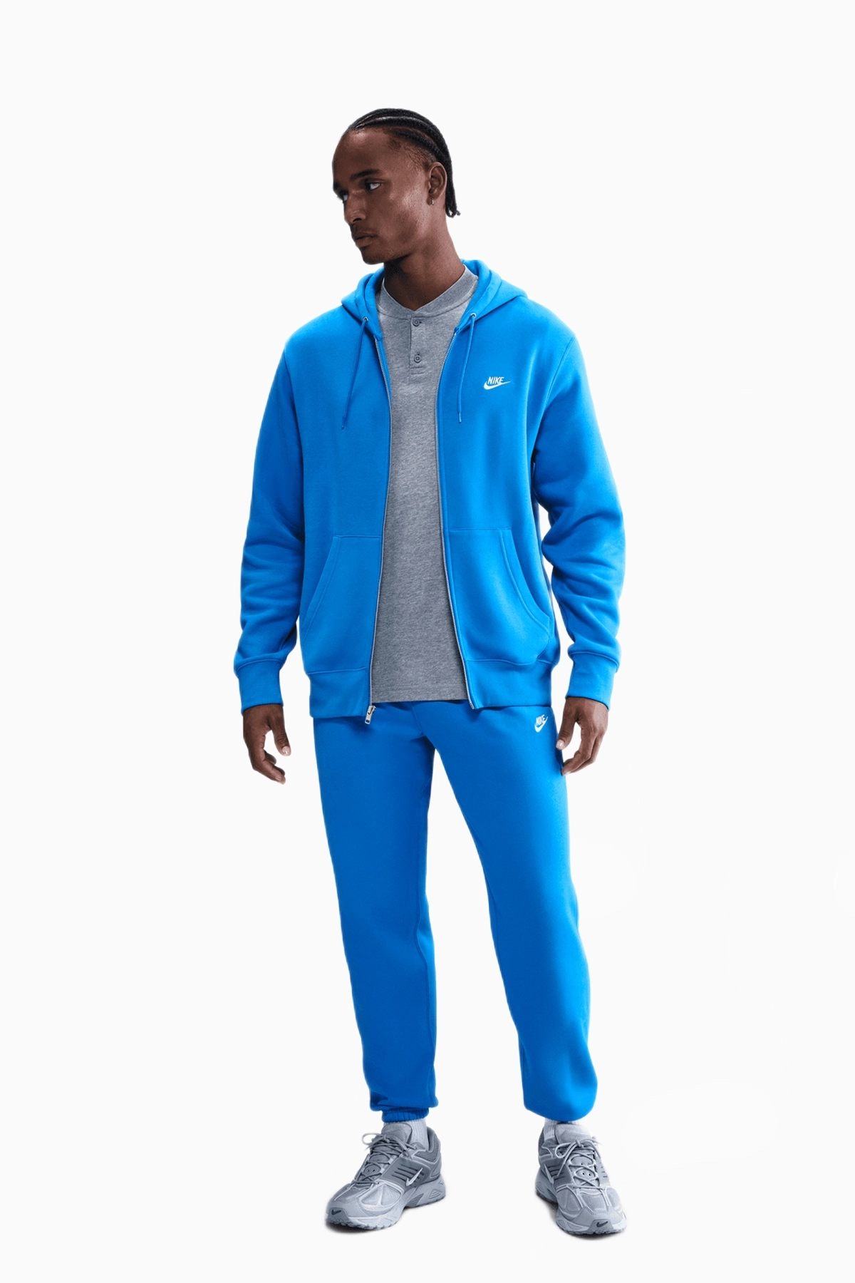 Nike Club Full-Zip Hoodie - Blue | R-GOL.com - Football boots
