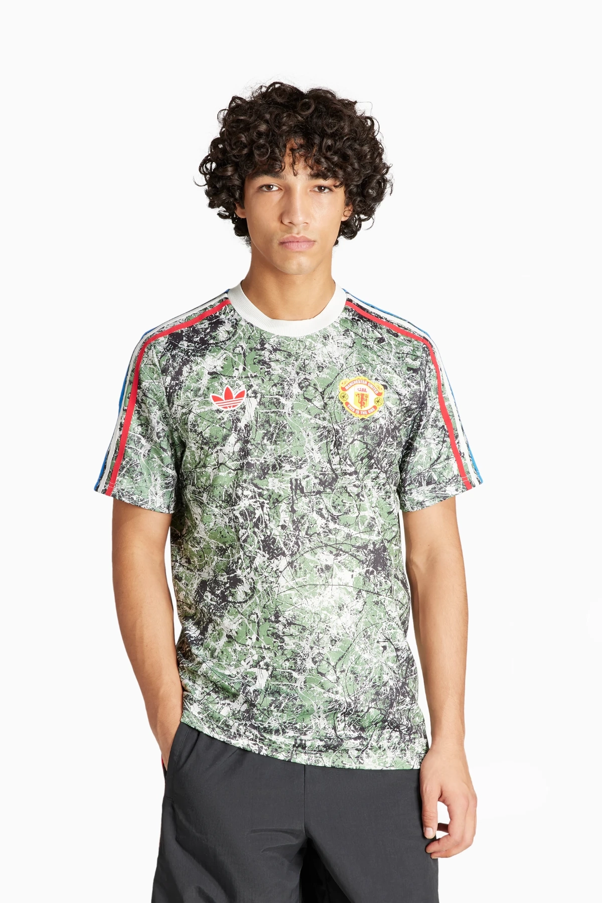 Manchester united store rose t shirt