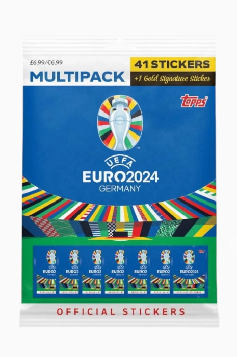 Multipack z nalepkami Topps EURO 2024