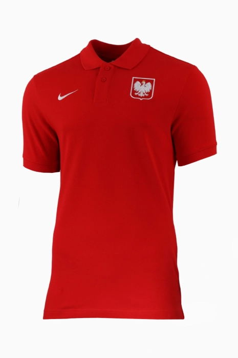 Ποδοσφαιρική Φανέλα Nike Πολωνία 2024 Away Polo - το κόκκινο