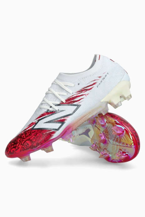 Ghete de fotbal New Balance Furon V8 Elite Bukayo Saka FG - Alb