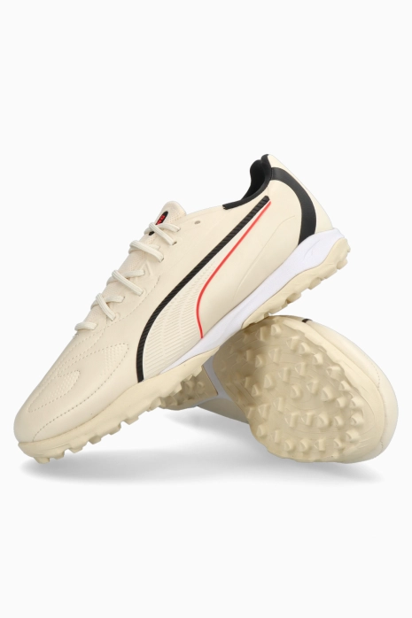 Сороконожки Puma King 20 Match TT Mid Junior - белый