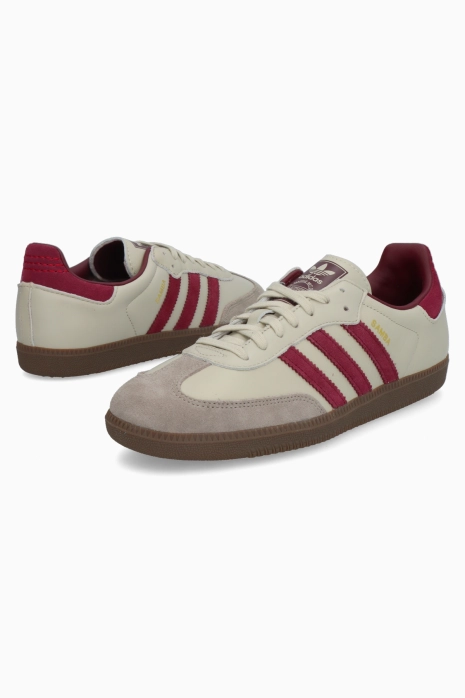 adidas gazelle silver green womens adidas Samba OG Shoes Core White / Team Victory Red / Night Indigo 10 UK main image 1
