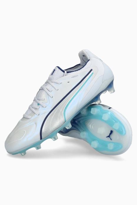 Lisovky Puma King 20 Ultimate FG/AG - Stříbrný
