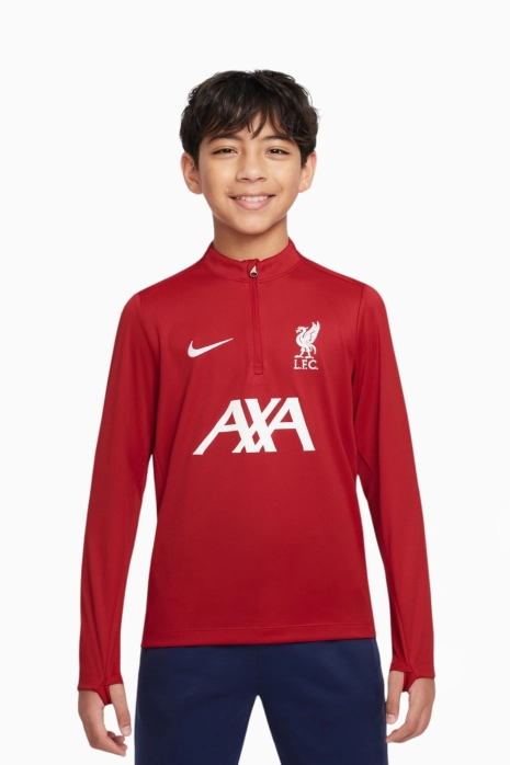 Uzun kollu üst Nike Liverpool FC 24/25 Academy Pro Çocuk - Kırmızı