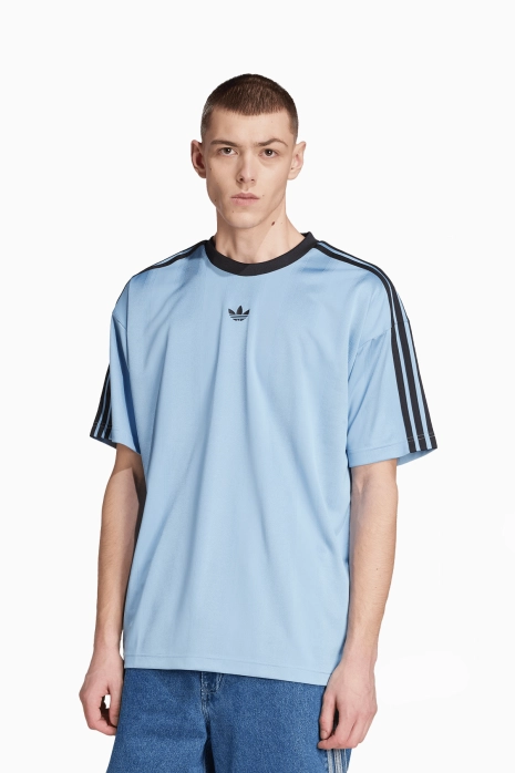 Tričko adidas Adicolor Jacquard - blankytný