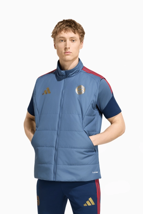 Vestă adidas FC Bayern 26/27 Winterized Vest - Albastru