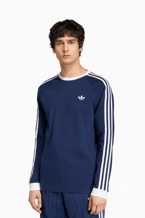 Langärmliges Shirt adidas Adicolor Classics 3-Stripes Tee - Navy blau