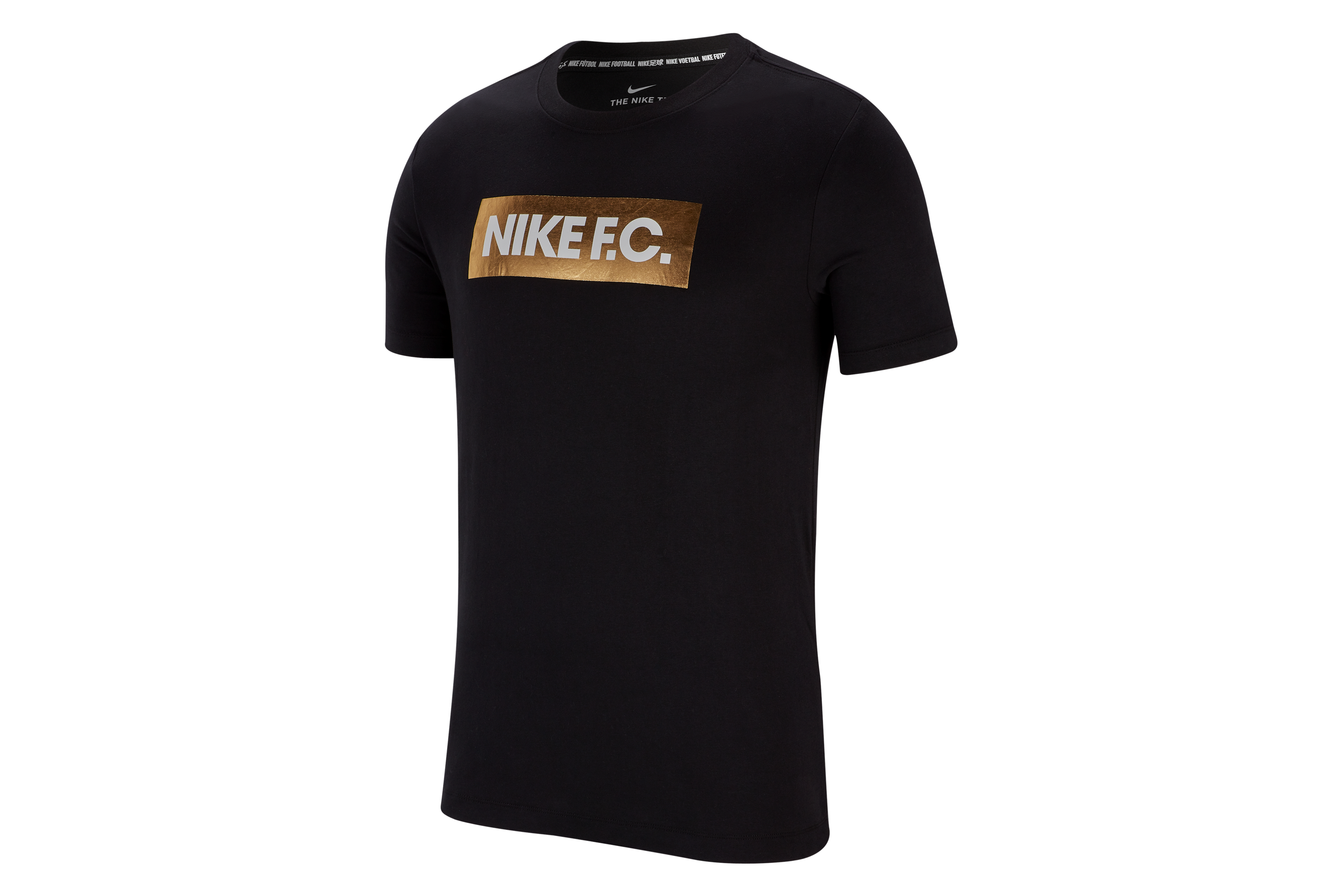 T-Shirt Nike FC Dry Tee Gold Block BQ8117-010 | R-GOL.com - Football boots  \u0026 equipment