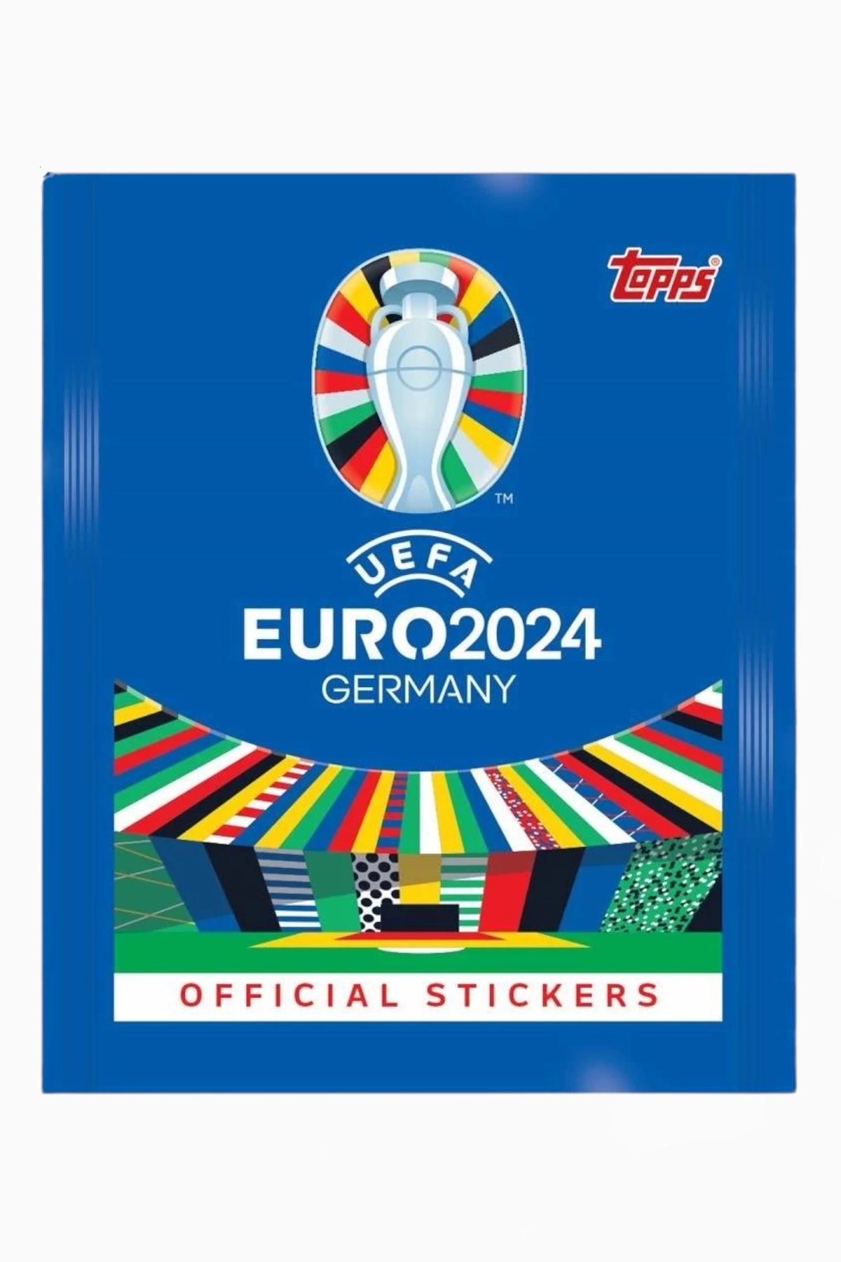 Pachet de autocolante Topps EURO 2024 Magazin de fotbal echipament R