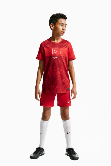 Тениска Nike Турция 2026 като Домакин Stadium Junior - червен