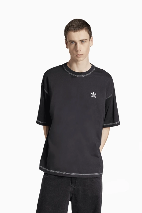 Tričko adidas Trefoil Essentials Tee - Černá