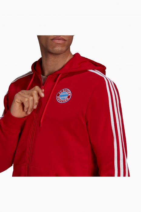 Кофта adidas FC Bayern 21/22 FZ - красный | Футбольная обувь