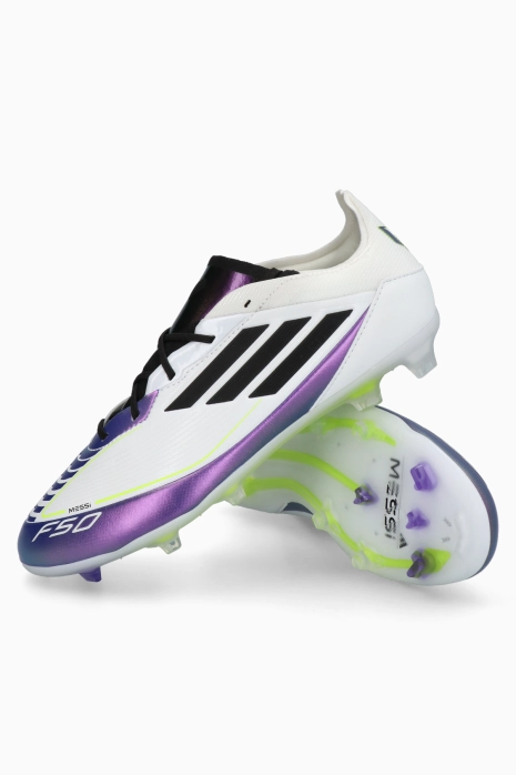 Kopačke adidas F50 Pro Messi FG Junior - Bela