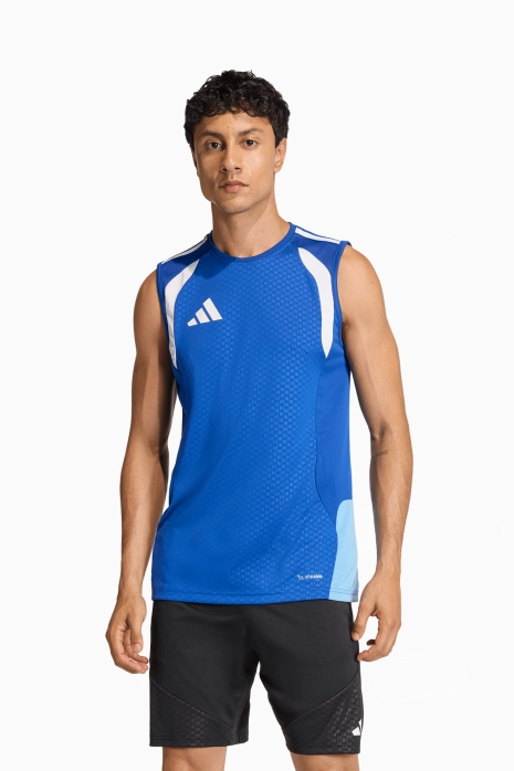 Tricou fără mâneci adidas Tiro 26 Competition - Albastru