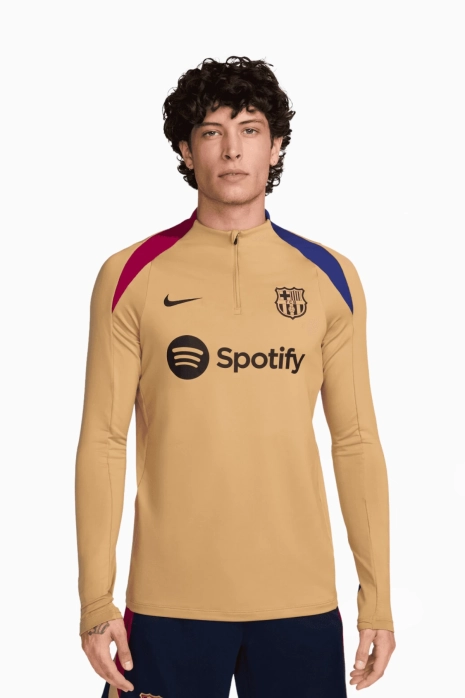 Nike FC Barcelona 24/25 Strike Sweatshirt - Beige