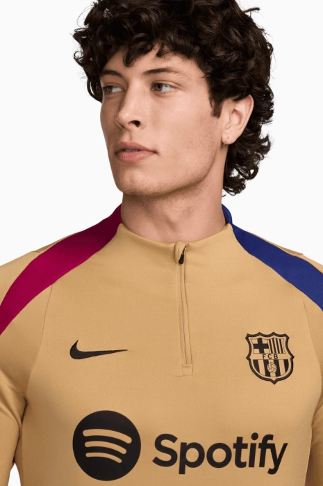 Кофта Nike FC Barcelona 24/25 Strike - Бежевый | Футбольная обувь