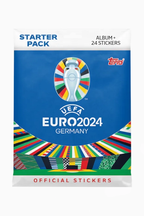 Starter Pack con pegatinas Topps EURO 2024
