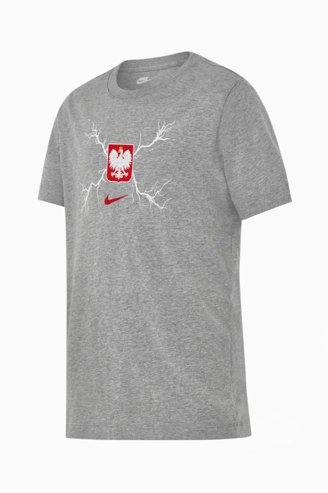 Футболка  Nike Poland 2026 Graphic Tee Junior - серый