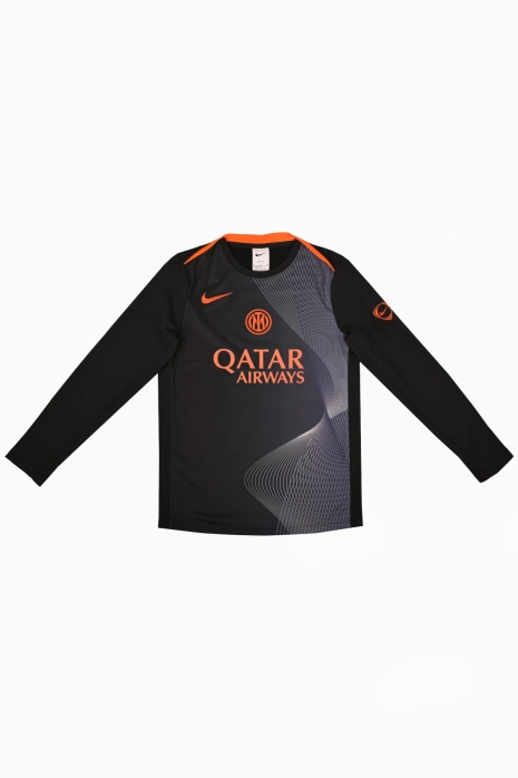 Тениска с дълги ръкави Nike Inter Milan 25/26 Academy Pro Junior - черен