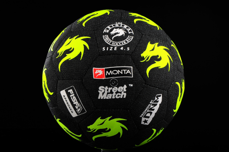 Black Street Soccer Ball Size 4 Street Soccer Company 