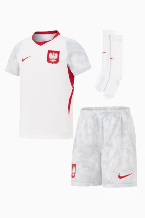 Set Nike Poland 2026 Home Stadium Little Kids - Alb