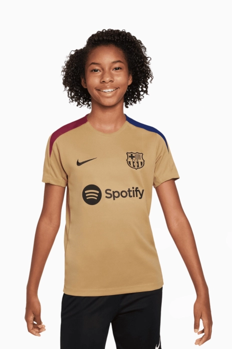 Koszulka Nike FC Barcelona 24/25 Strike Junior - Beżowy