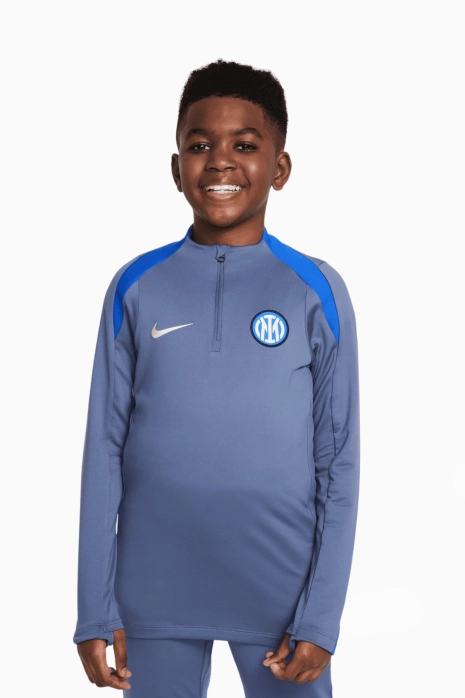 Mikina Nike Inter Milán 24/25 Strike Junior - Námořnická modrá