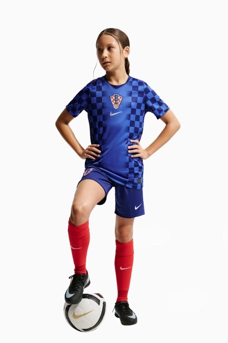Тениска Nike Хърватия 2026 като Гост Stadium Junior - син