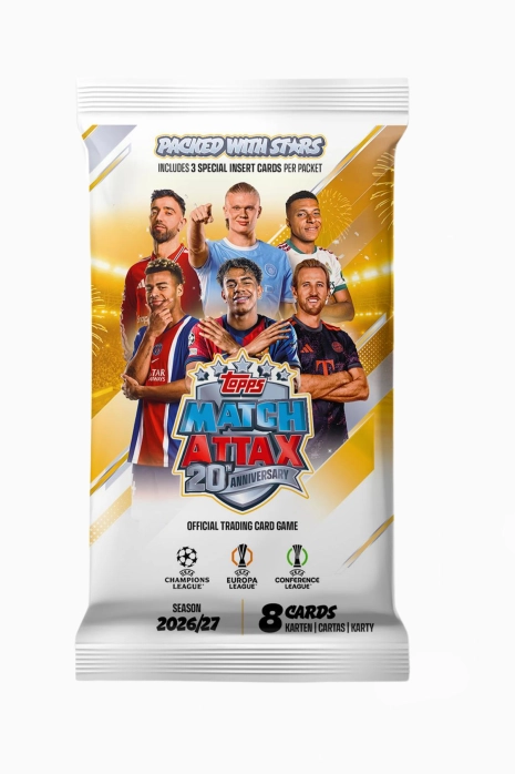 Karty kolekcjonerskie Topps Match Attax 2026/27 Saszetka z kartami