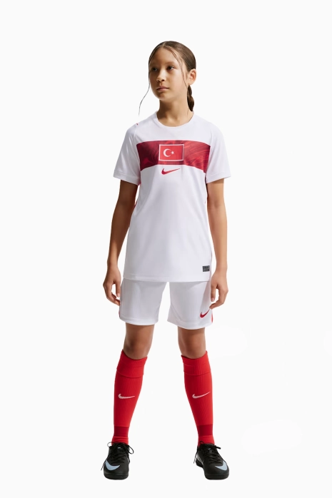 Тениска Nike Турция 2026 като Гост Stadium Junior - Бяла