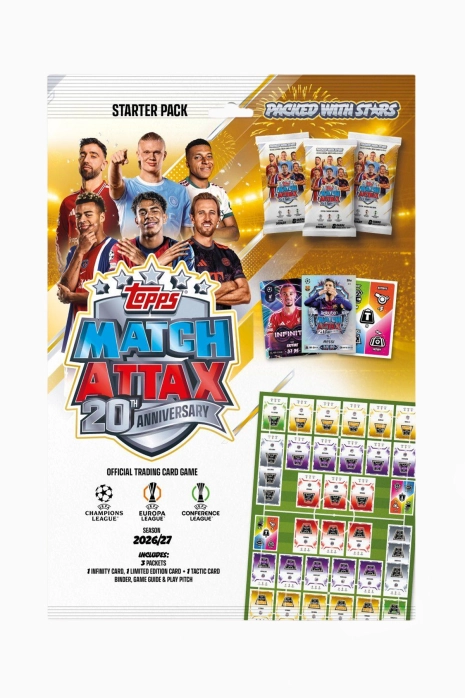 Karty kolekcjonerskie Topps Match Attax 2026/27 Starter Pack