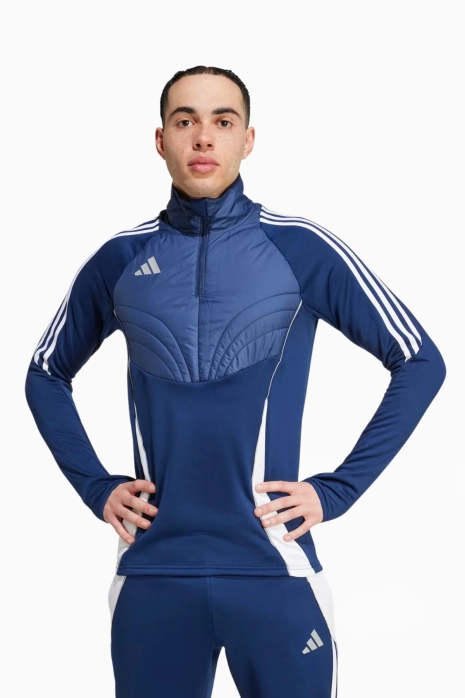 Majica dugih rukava adidas Tiro 24 Winterized - Mornarsko plava