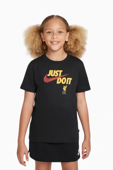 T-shirt Nike Liverpool FC 24/25 Just Do It Junior - Black