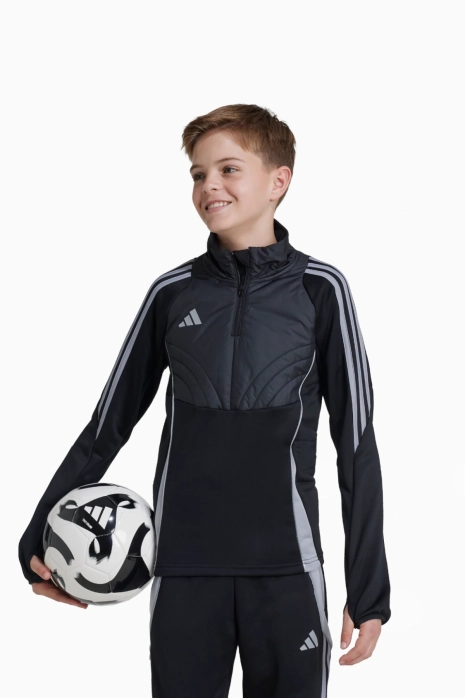 Jopica na zadrgo adidas Tiro 24 Winterized Top Junior - Črna