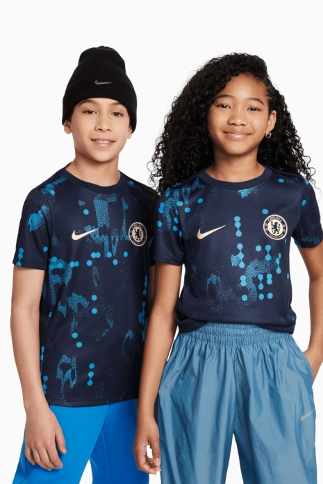 Camiseta Nike Chelsea FC 24/25 Pre-Match Junior - azul marino