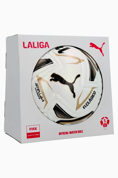 Футбольный мяч Puma Stellar Nitro Ultimate La Liga EL Clasico размер 5 - белый
