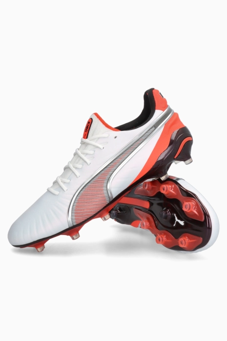Lisovky Puma King Ultimate FG/AG - Bílý