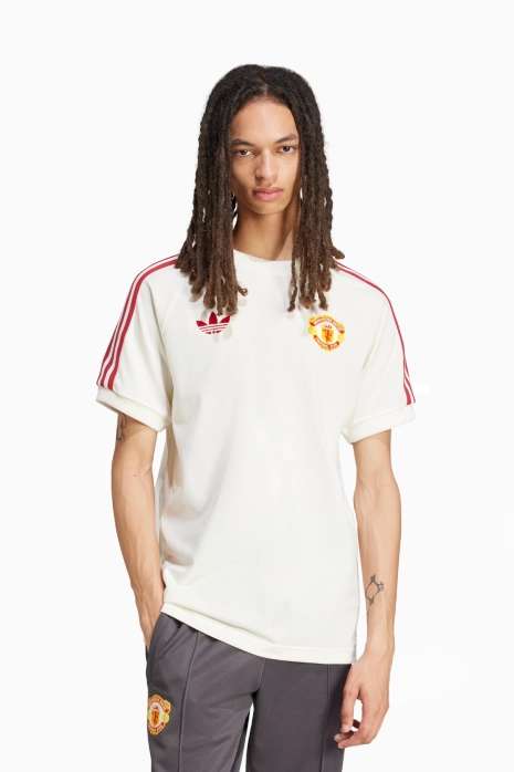 Κοντομάνικη Μπλούζα adidas Manchester United 24/25 Adicolor Classics - Μπεζ