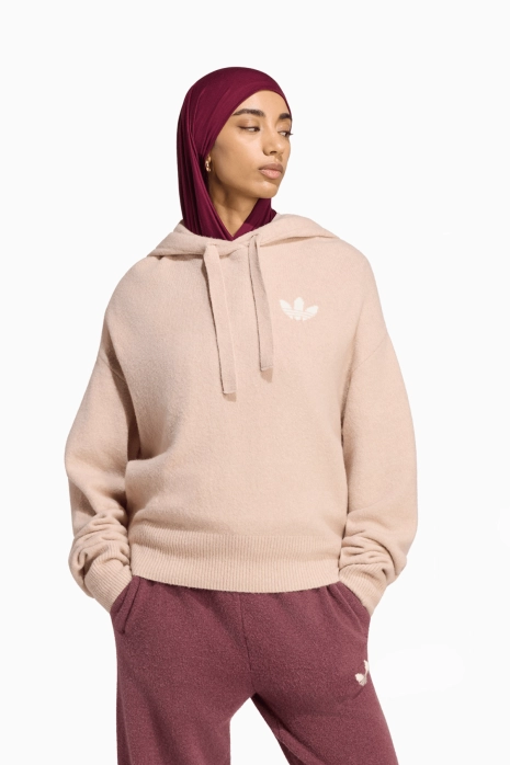 Hanorac adidas Originals Essentials Knit pentru femei - Bej