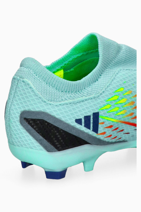 Бутсы adidas X Speedportal.3 LL FG Junior - голубой | Футбольная