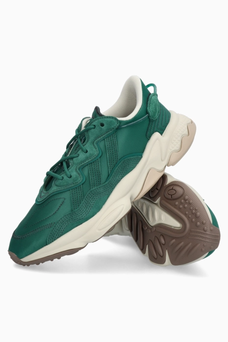 adidas gazelle silver green womens Adidas Originals Ozweego 'Solar Orange & Signal Green'