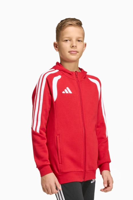 adidas Tiro 26 League Sweat Full-Zip Junior Hoodie - Red